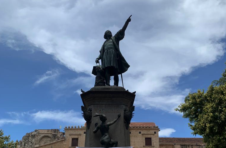 Santo Domingo: la statua di Cristoforo Colombo