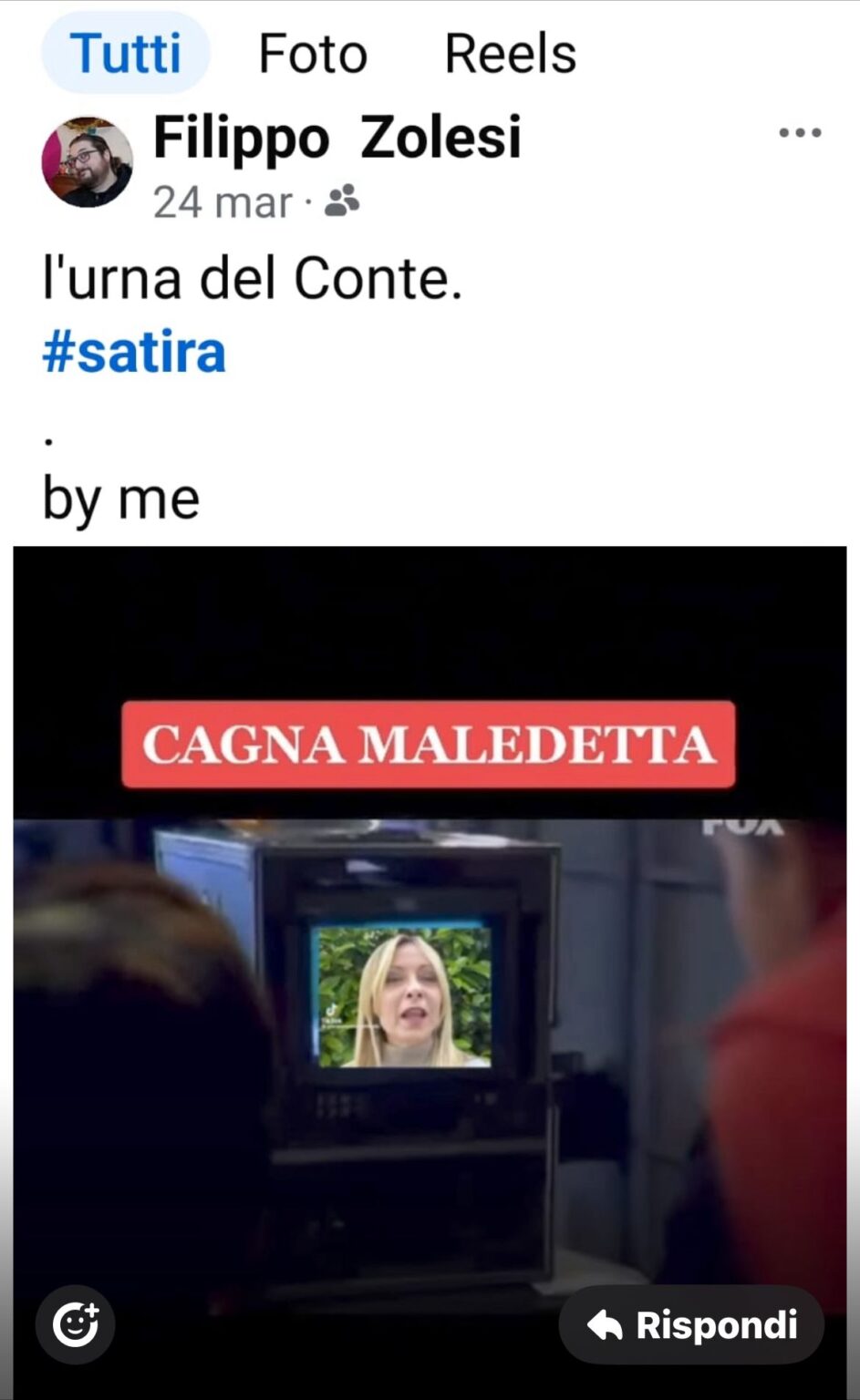 meloni cagna maledetta